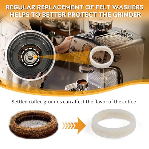 Felt Washer & Brush for Breville Espresso Machines Grinders 10