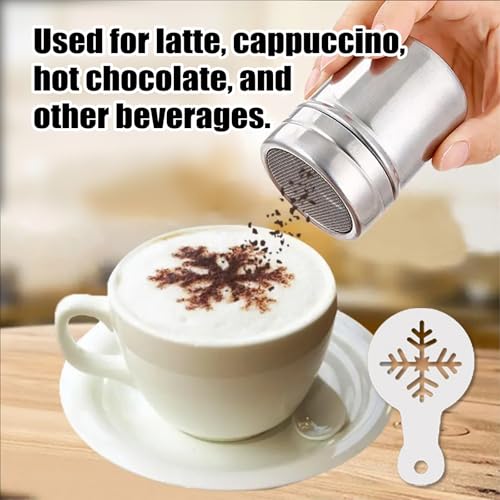 25Pcs Plastic Coffee Stencils