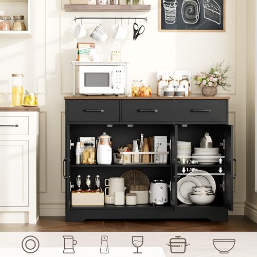 Kitchen Buffet Cabinet with Storage