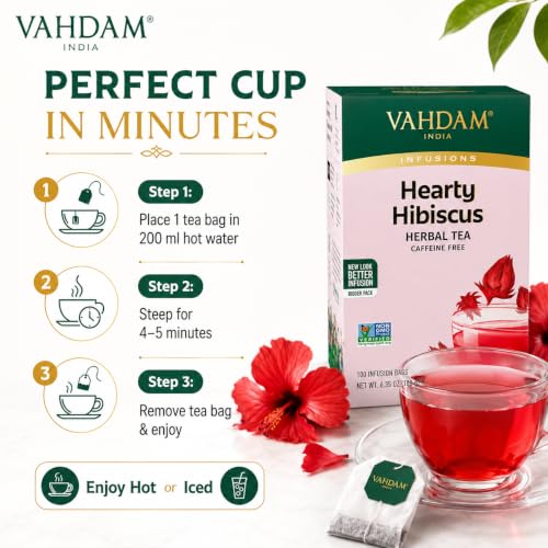 Hibiscus Tea 100 Tea Bags (100 Count)