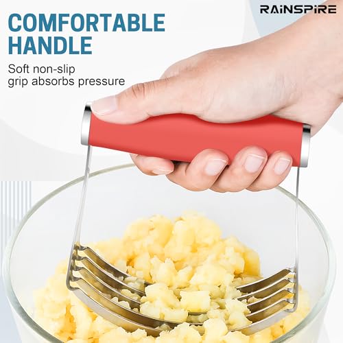 Large Pastry Cutter For Baking Durable Pastry Blender Dough Cutter Coral