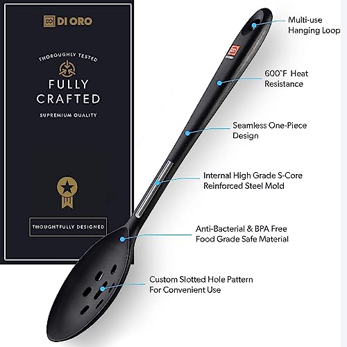 DI ORO Silicone Slotted Spoon