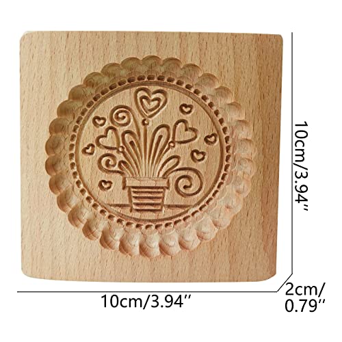 Wooden Cookie Biscuit Mold