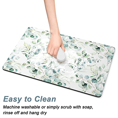 Coffee Mat 16" x 24" Cute Minimalism Design Coffee Bar Mats for Espresso Machine Station Accessories and Organizer