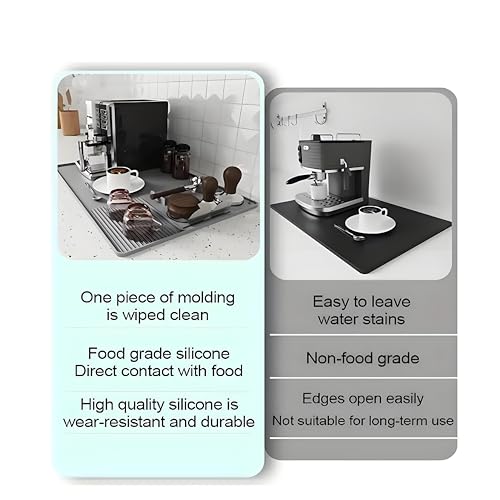 Silicone Coffee Mat for Ninja Luxe Espresso Machine ES601&S701 and Most Home Espresso Machines