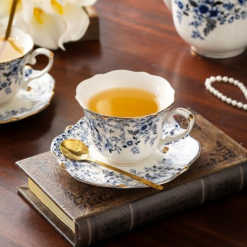 Country Roses Porcelain Tea Set