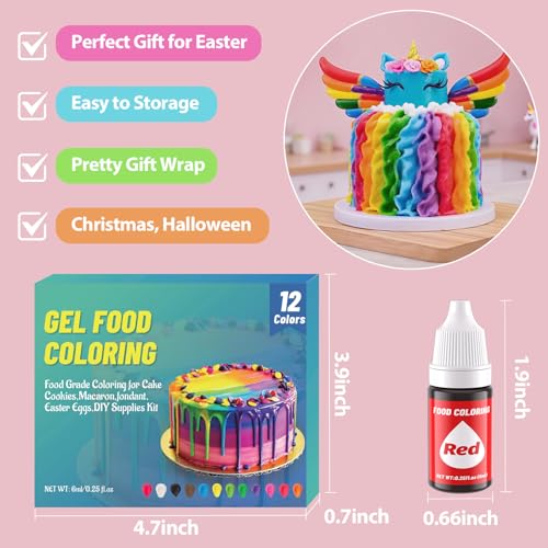 Gel Food Coloring