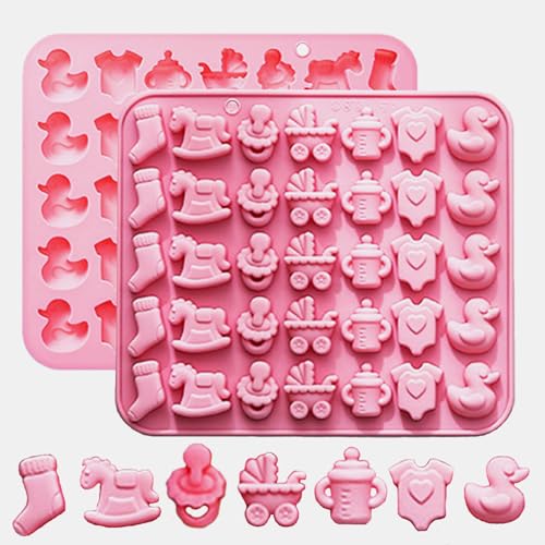 2PCS Baby Chocolate Silicone Molds (2 Count)