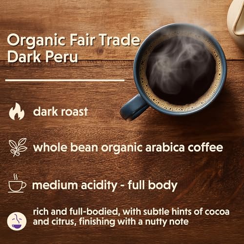 Organic Fair Trade Dark Peru (40 Ounce)