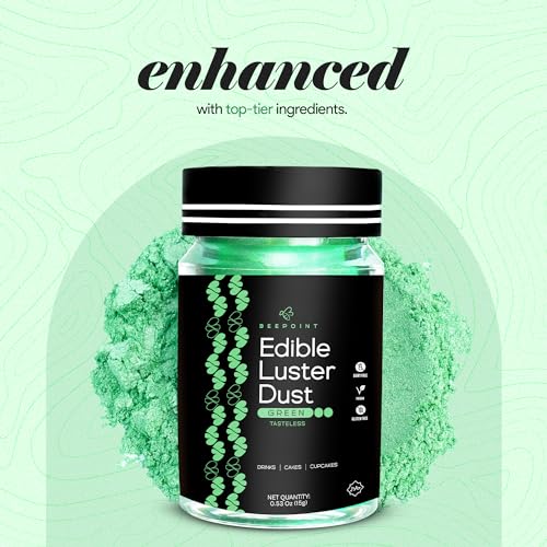 Green Edible Luster Dust 15g
