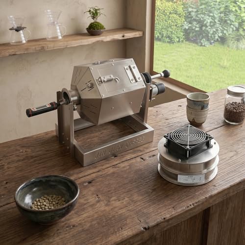 3.8L Drum Coffee Roaster Stainless Steel w