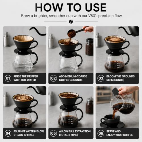 Pour Over Coffee Dripper
