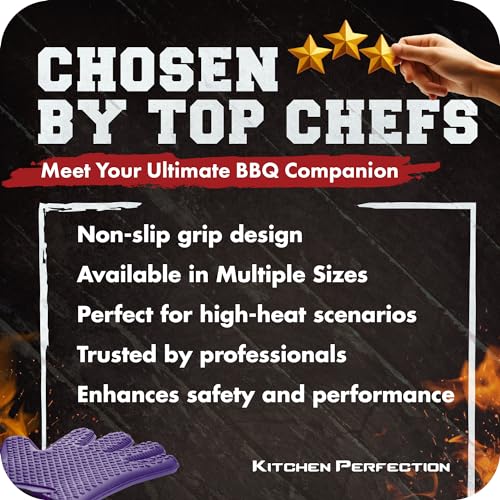 Silicone Smoker BBQ Gloves (2 Count)