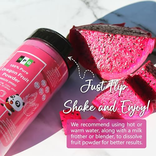 Freeze Dried Red Dragon Fruit Powder 7 Oz (7 Ounce)