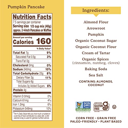 Almond Flour Pancake and Waffle Mix (64.2 Ounce)
