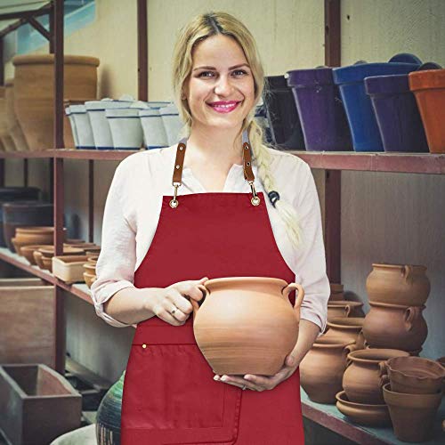 Crossback Apron with Pockets