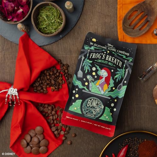 The Nightmare Before Christmas Frog's Breath Flavored Coffee Beans (12 Ounce)