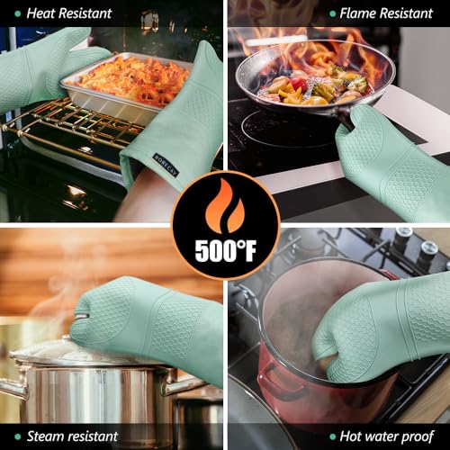 2 Pack Silicone Pot Holders for Kitchen