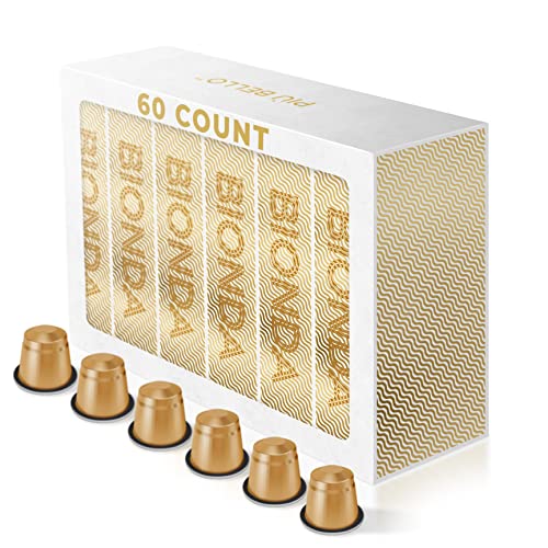 Bionda Espresso Coffee Pods for Nespresso Original Machines (60 Count)