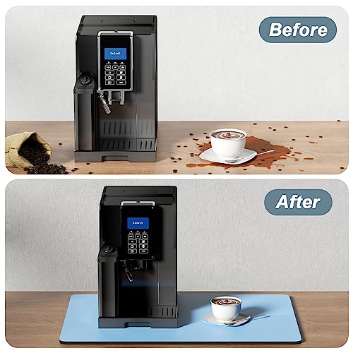Coffee Mat 16" x 24" Coffee Bar Mats for Espresso Machine Station Accessories and Organizer