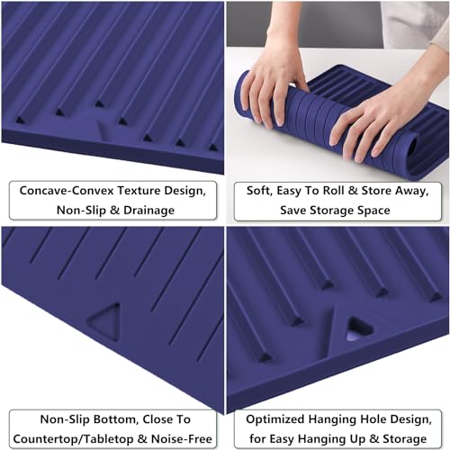 Small Silicone Dish Drying Mat