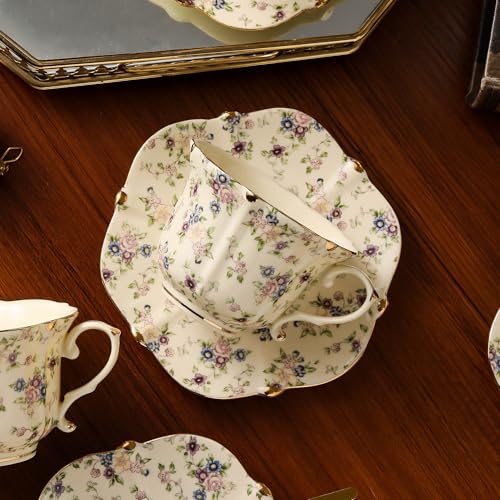 Country Roses Porcelain Tea Set