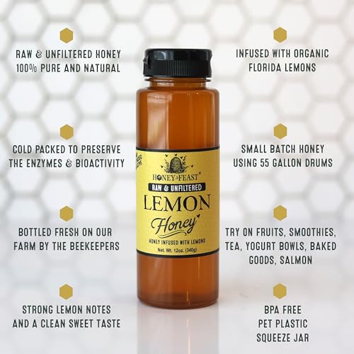 Organic Lemon Honey 12OZ (36 Fl Oz)
