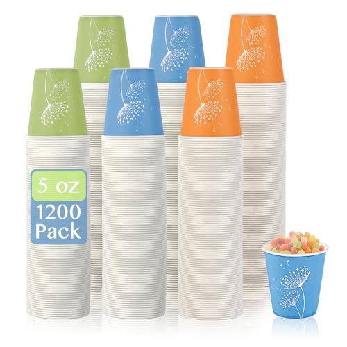 1200 Pack 5 oz Paper Cups (37.99 Count)