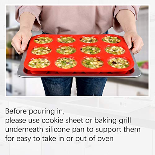 Silicone Muffin Pan (3 Count)