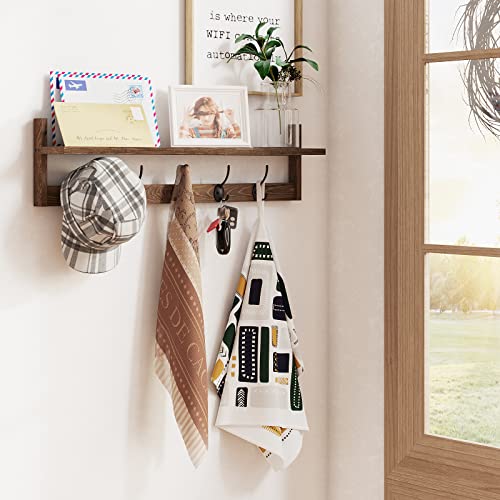 Wall Mounted Coat Rack with Adjustable Easy Install