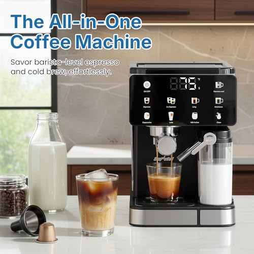 Espresso & Americano Machine with Cold Brew