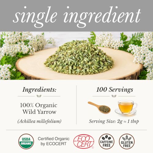 Organic Yarrow Flower Tea (7.05 Ounce)