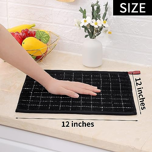 100% Cotton Terry Kitchen Dish Cloths (8 Count)