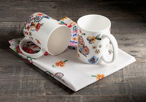 Coffee Mug with Handles Tea Cups (2 Count)