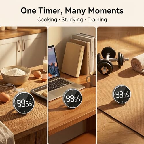 Rechargeable Magnetic Kitchen Timer