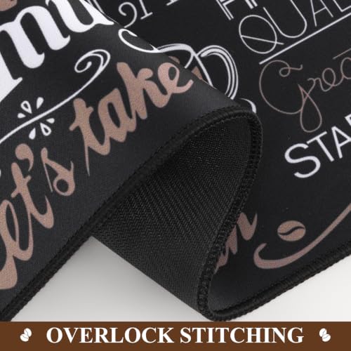 Coffee Mat 2 Pack 12x19 Inch Absorbent Non (2 Count)