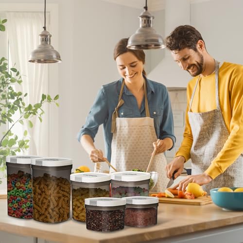 3 Piece Airtight Kitchen Storage Canisters Set (3 Count)
