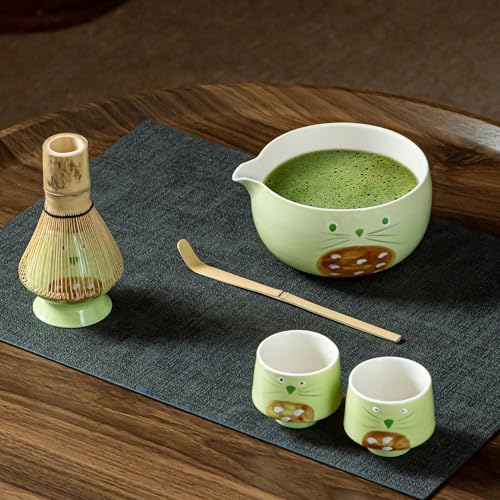 Matcha Whisk Set with Spout (6 Count)