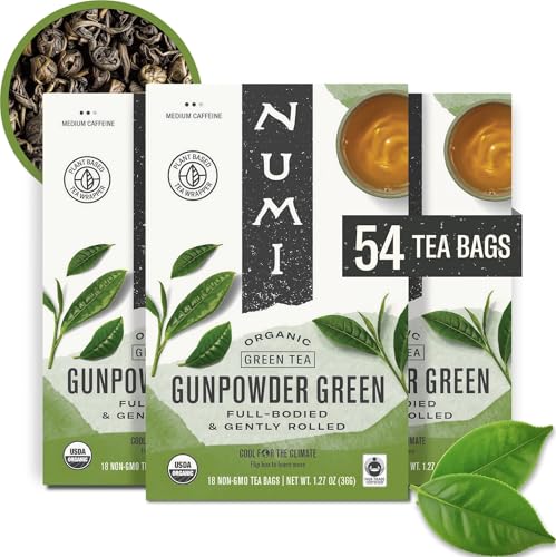 Organic Gunpowder Green Tea (54 Count)