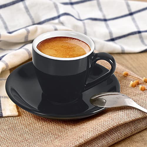 Porcelain Espresso Cup with Saucer