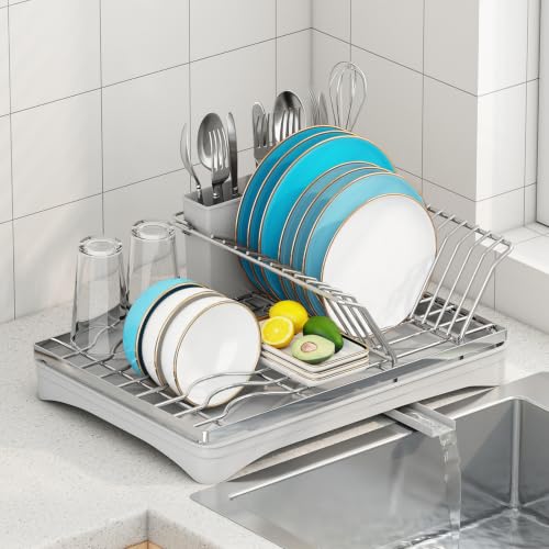 304 Stainless Steel Dish Drying Rack for Kitchen Counter