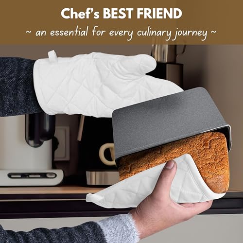 4 Piece Set 2 Oven Mitts & 2 Potholders (4 Count)