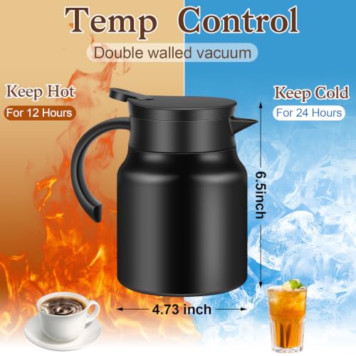 2 PCS 30 OZ Thermal Coffee Carafe (2 Count)