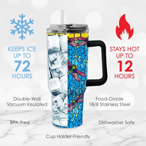 18 8 Stainless Steel Insulated Water Tumbler with Straw