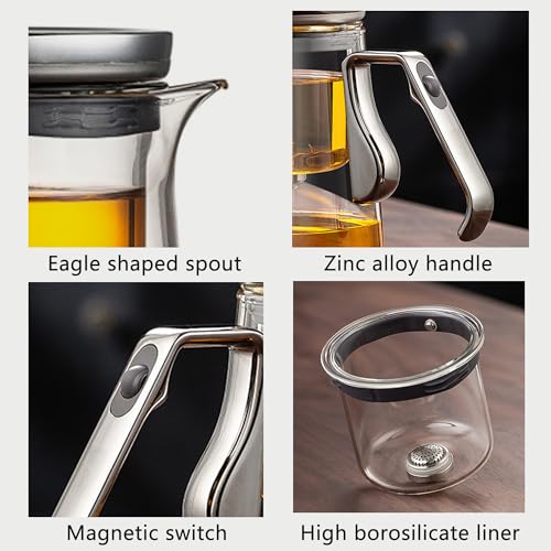 Magnetic Glass Teapot