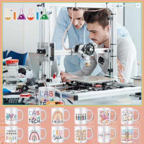 12 Pcs Lab Tech Gifts Mugs Bulk (12 Count)