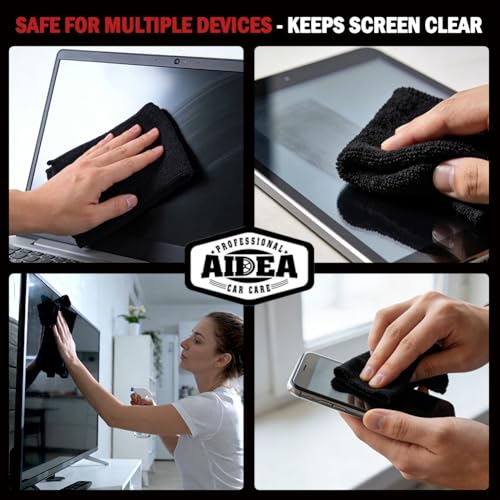 Microfiber Cleaning Cloth Black 150PK (150 Count)