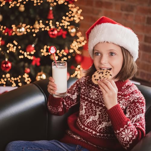120 Pcs Christmas Swizzle Sticks Plastic Drink Stirrers (120 Count)
