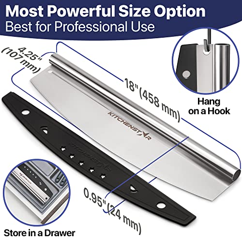 18 Inch Pizza Cutter Rocker Blade