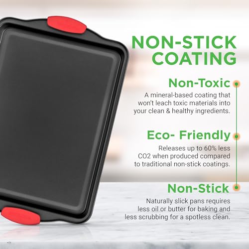 3 Piece Cookie Sheets for Baking (3 Count)